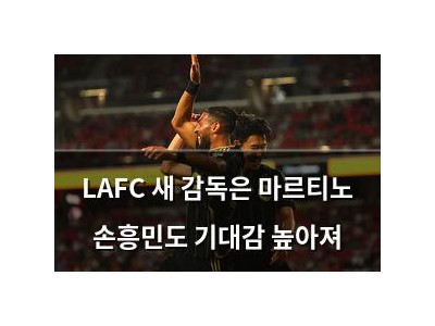 LAFC 새 감독은 마르티노 손흥민도 기대감 높아져