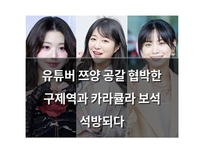 유튜버 쯔양 공갈 협박한 구제역과 카라큘라 보석 석방되다