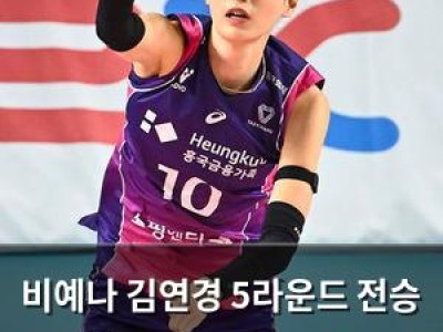 비예나 김연경 5라운드 전승 주역들 V리그 5라운드 성적 공개